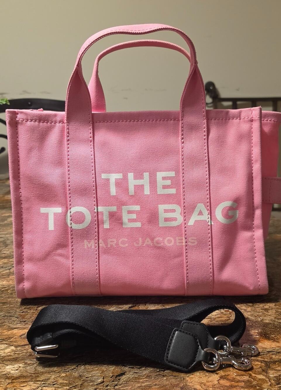 Marc Jacobs The Canvas Medium Tote Bag Petal Pink M0016161-666 Crossbody